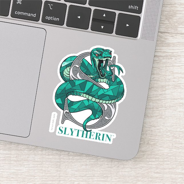 Adesivo SLYTHERIN™ Crosshatch Emblem (Detalhe)