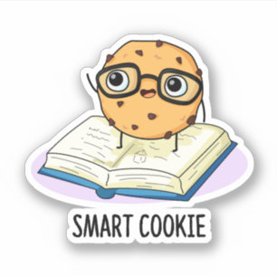 Adesivo Smart Cookie Funny Snack Pun