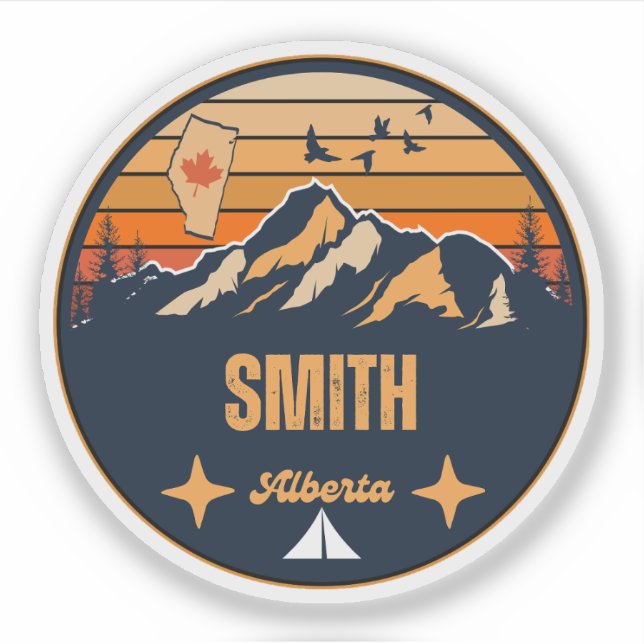 Adesivo Smith, Alberta (Frente)