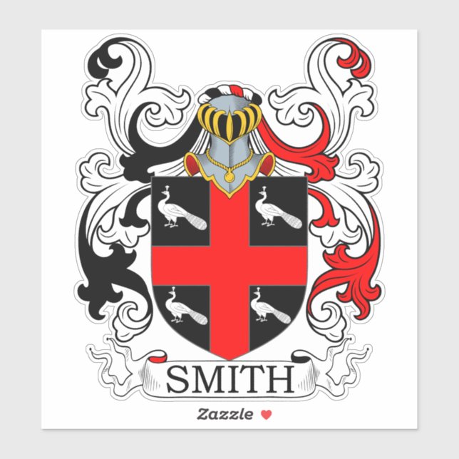 Adesivo Smith Family Crest (Folha)