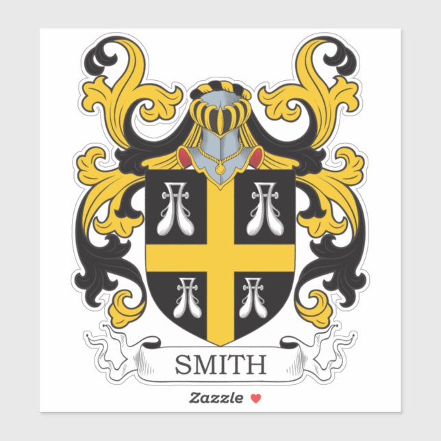 Adesivo Smith Family Crest (Folha)