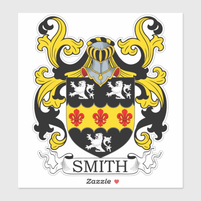 Adesivo Smith Family Crest (Folha)