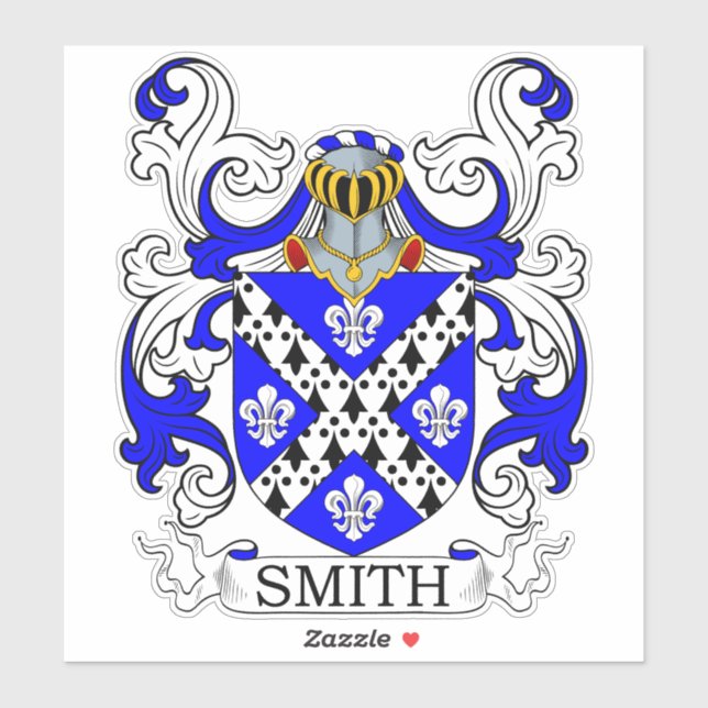 Adesivo Smith Family Crest (Folha)