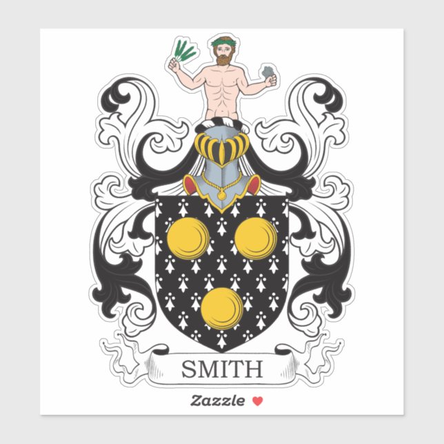 Adesivo Smith Family Crest (Folha)