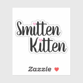 Adesivo Smitten Kitten Cute Valentine