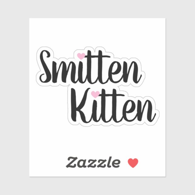 Adesivo Smitten Kitten Cute Valentine (Folha)