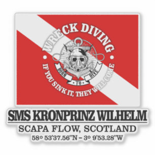 Adesivo SMS Kronprinz Wilhelm (melhores destroços)