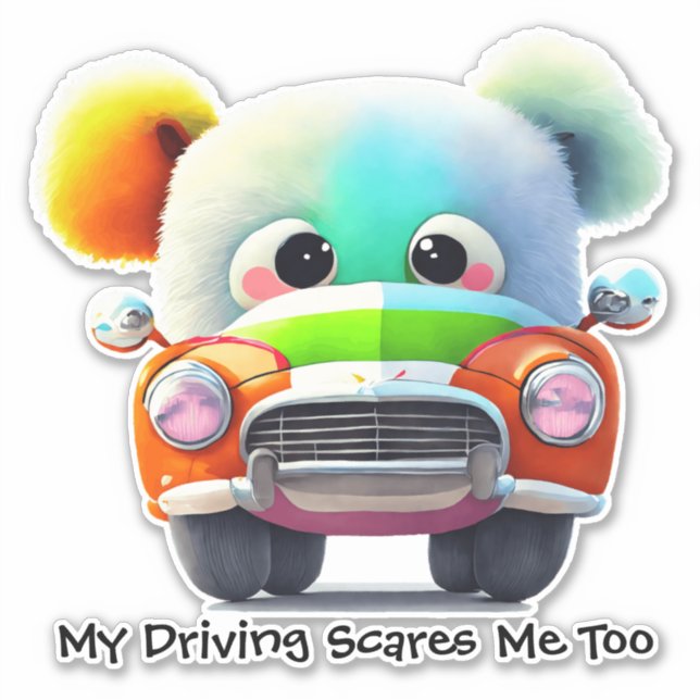 Adesivo Snarky Bumper Sticker - Decretos Engraçados para C (Frente)