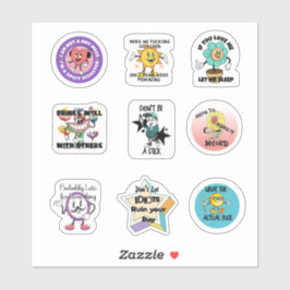 Adesivo Snarky Funny Vinyl Stickers