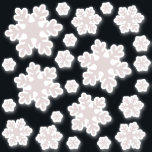 Adesivo Snowflake Snow Winter Christmas Sticker Pack<br><div class="desc">Pacote de Sticker Flocos de Neve Flocos de Neve Feriados de Natal</div>