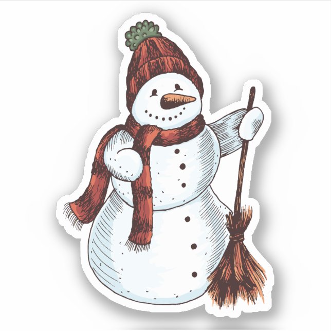 Adesivo Snowman (Frente)