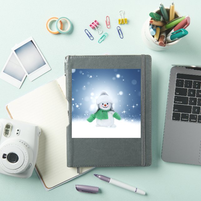 Adesivo Snowman de inverno de Natal SlipperyJoe echarme (Capa para iPad)