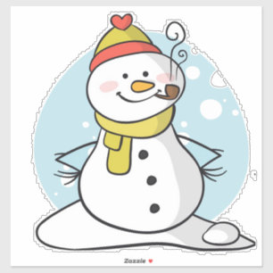 Adesivo Snowman Sticker