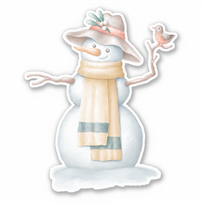 Adesivo Snowman sticker (Frente)