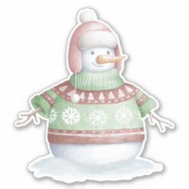 Adesivo Snowman sticker