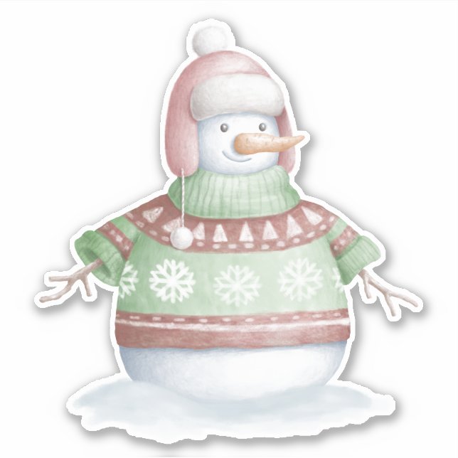 Adesivo Snowman sticker (Frente)