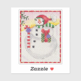 Adesivo Snowman Sticker