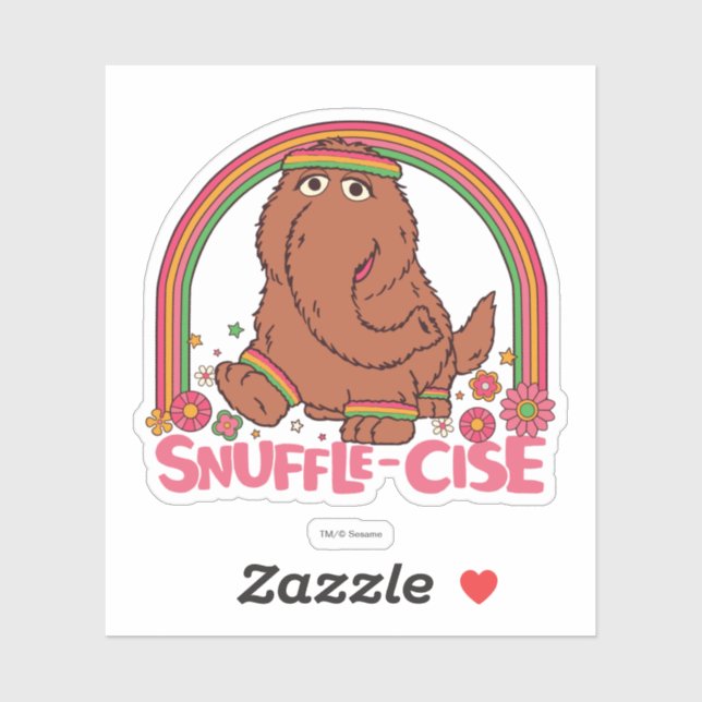 Adesivo Snuffleupagus | Snuffle-Cise (Folha)