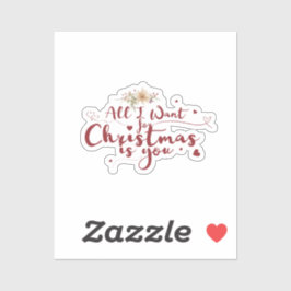 Adesivo Só quero o Natal, seu palerma.