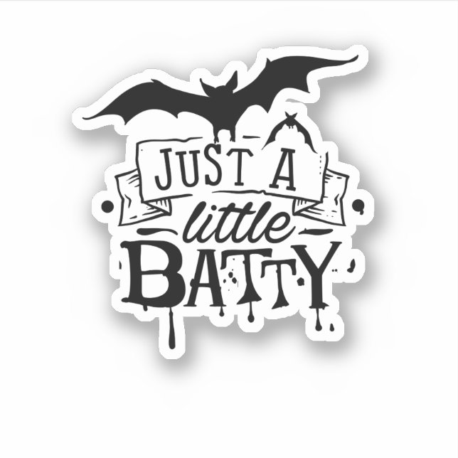 Adesivo Só um belo Halloween (Frente)