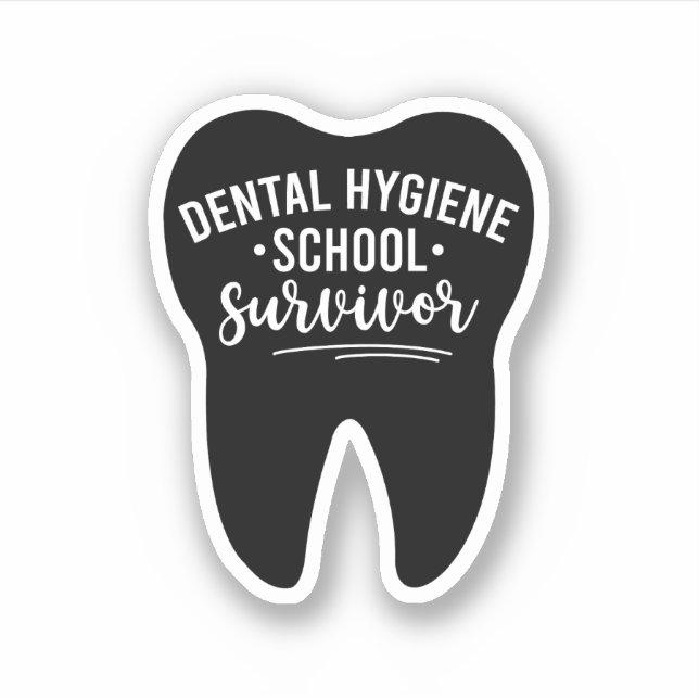 Adesivo Sobrevivência da Escola de Higiene Dental (Frente)