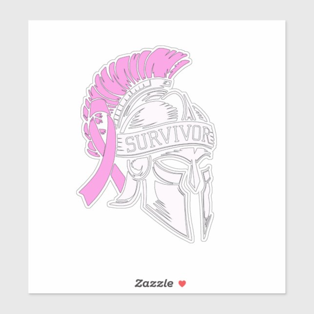 Adesivo Sobrevivente Cancer (Folha)