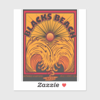 ADESIVO SOBREVIVENTE DE PRAIA NEGRA SAN DIEGO CALIFÓRNIA