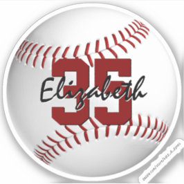 Adesivo softball branco limpo