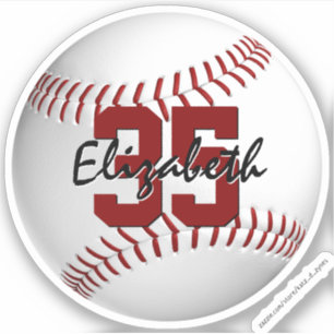 Adesivo softball branco limpo