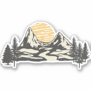 Adesivo Sol de montanha