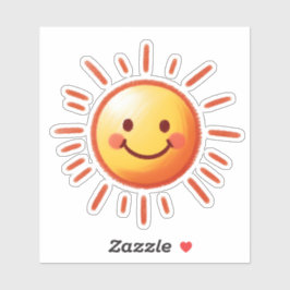 Adesivo Sol desenhado
