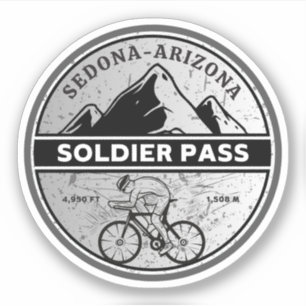 Adesivo soldado passa trilhas de caminhada do Arizona