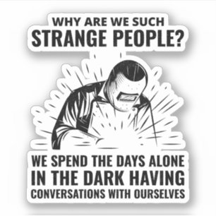 Adesivo Soldadura Soldadura de metal Engraçado