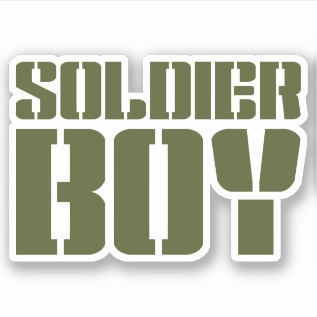 ADESIVO SOLDIER BOY (Frente)