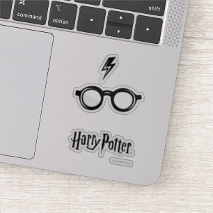 Adesivo Soletra Harry Potter Lâmpadas, cicatriz e óculo