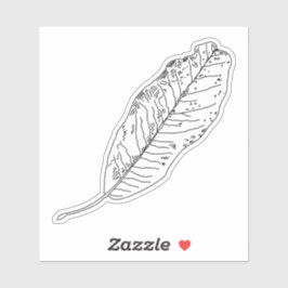 Adesivo Solteiro Leaf Sticker