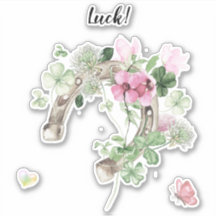 Solução de ferradura e flores