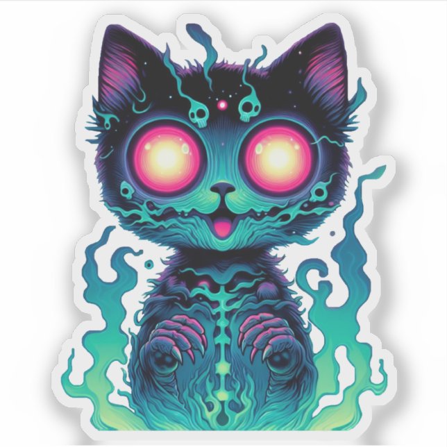 Adesivo Sombra de Gato Eteal (Frente)