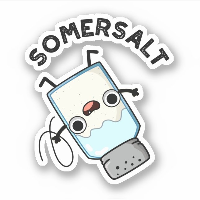 Adesivo Somersal Funny Somersault Salt Pun (Frente)