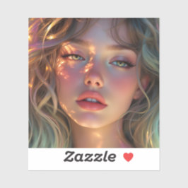 Adesivo Sonho de ouro - Retrato Angélico Radiante