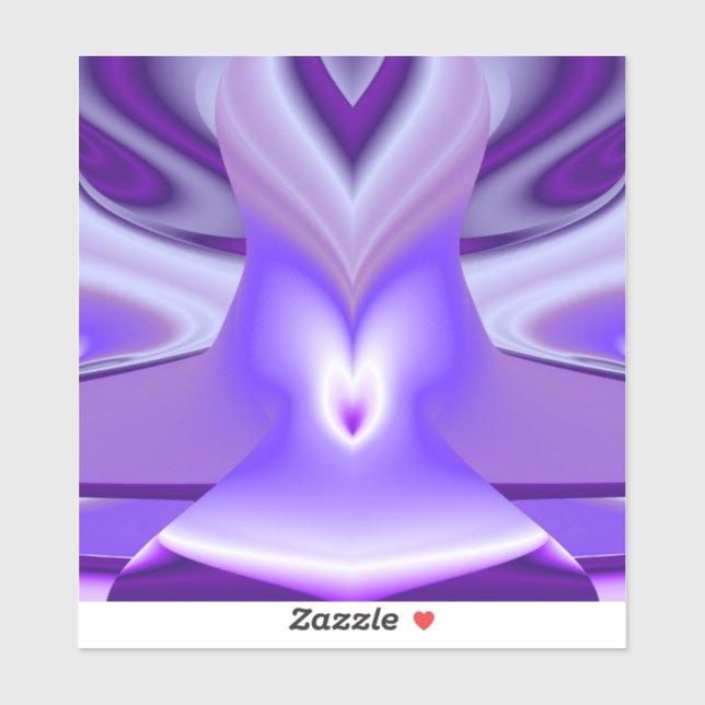 Adesivo Sonhos de Arco-Íris de Flor Roxo (Folha)