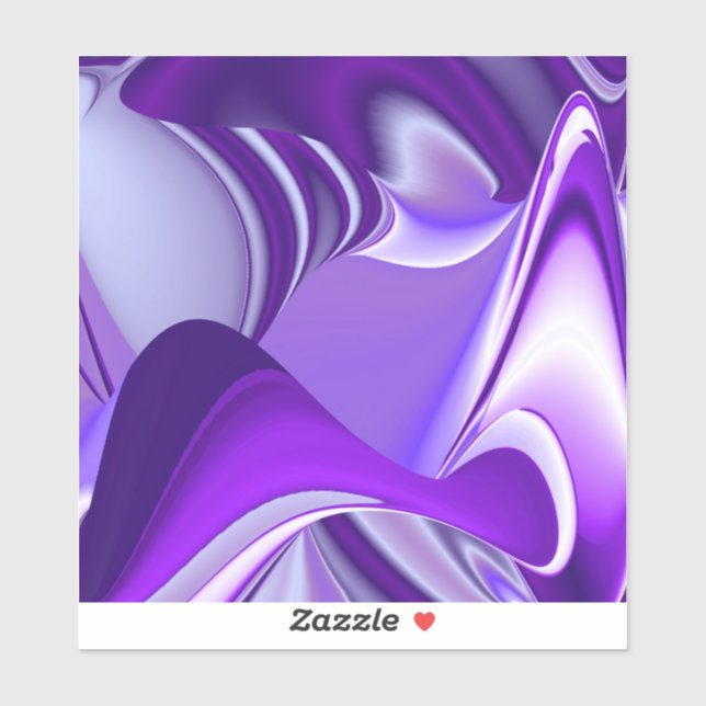 Adesivo Sonhos de Arco-Íris de Flor Roxo (Folha)