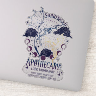 Adesivo Sorrengail Apothecary Quarto Sinal Merch