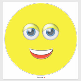 Adesivo Sorrindo Feliz Emoji