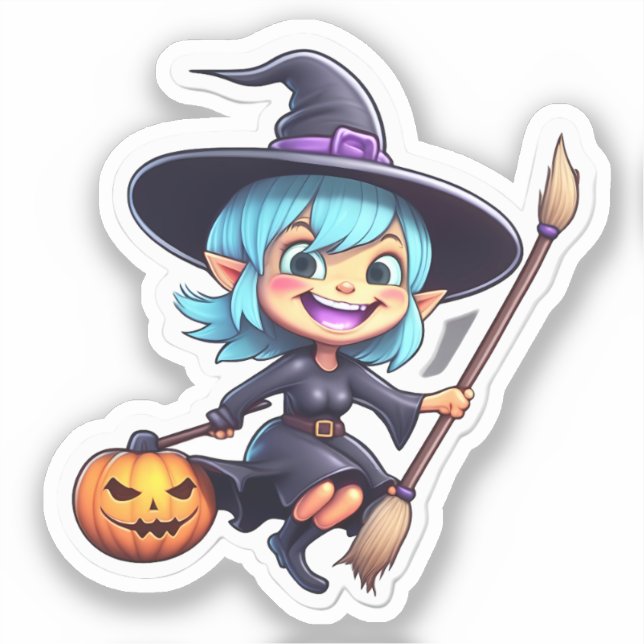 Adesivo Sorriso e feiticeiro (Frente)