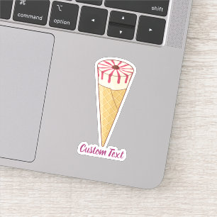 Adesivo Sorvete de Sugar Cone
