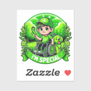 Adesivo 🌟 Sou Especial - Design de Consciência Paralela C