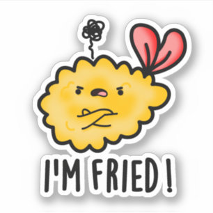 Adesivo Sou Fried Tempura Sushi Pun Sticker