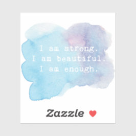 Adesivo Sou O Suficiente