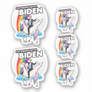 Adesivo Sou Ridin com Biden